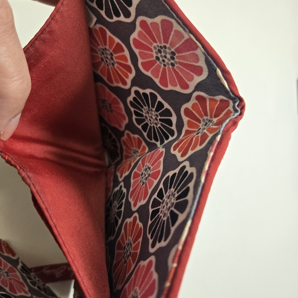 Vera Bradley Quilted Red Wallet - Picture 4 of 4